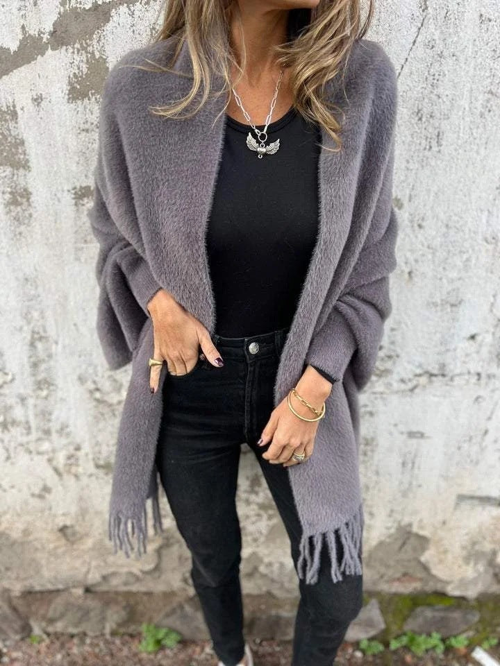 Alina™ | Elegant långärmad omlott-tröja