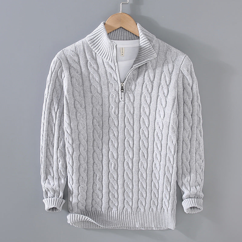 Simon™ | Elegant tröja med halv dragkedja