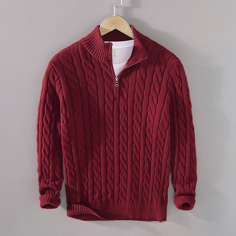 Simon™ | Elegant tröja med halv dragkedja