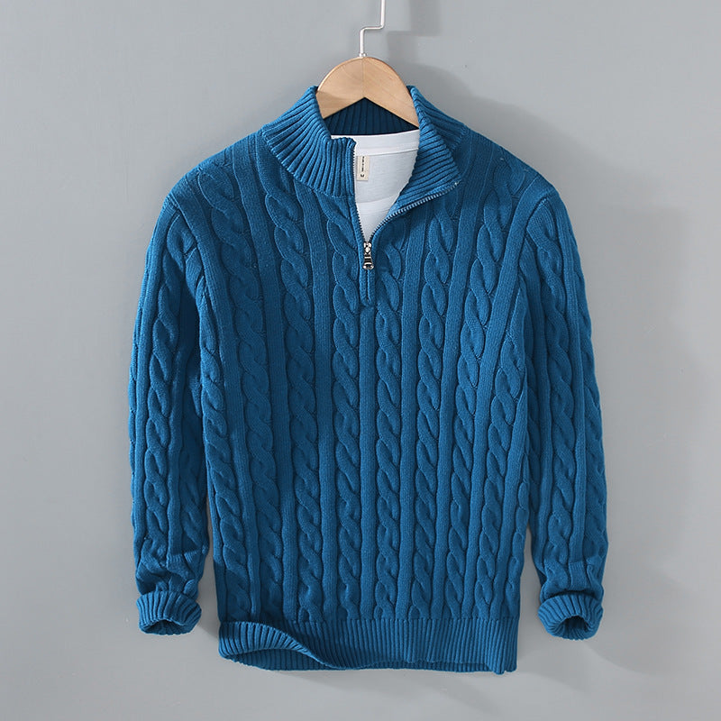 Simon™ | Elegant tröja med halv dragkedja