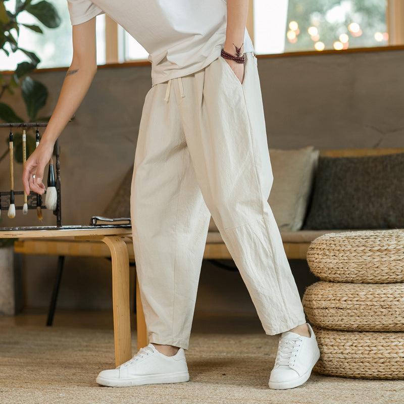 Lorenzo™ | Linen Sommarbyxor