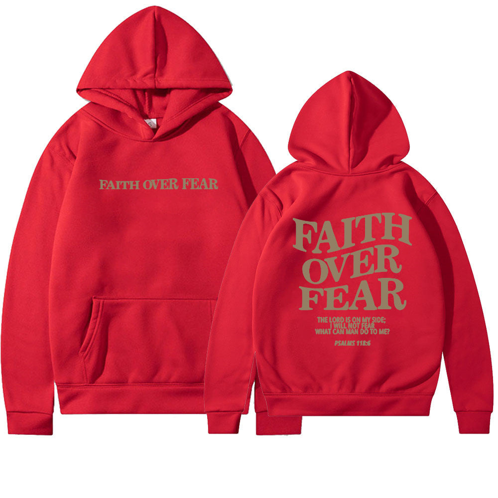 Faith Over Fear huvtröja