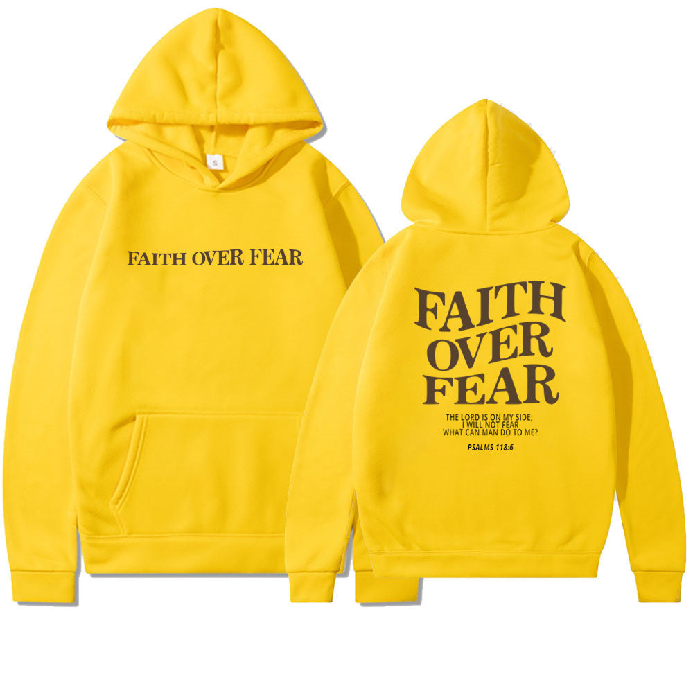 Faith Over Fear huvtröja