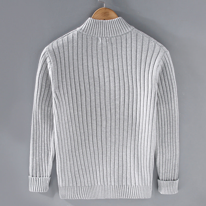 Casper | Mjuk cardigan med dragkedja