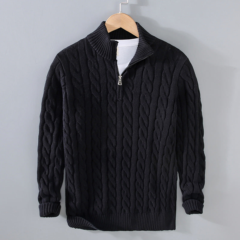 Simon™ | Elegant tröja med halv dragkedja