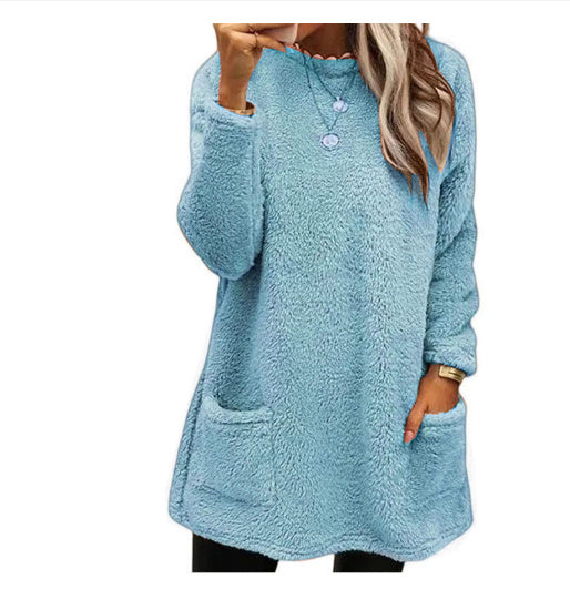 Mina - Casual varm långärmad T-shirt klänning