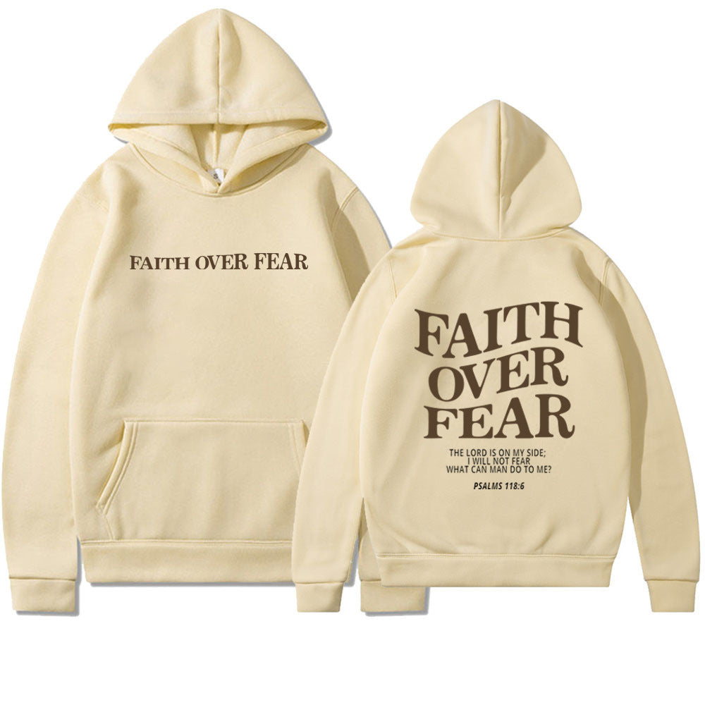 Faith Over Fear huvtröja