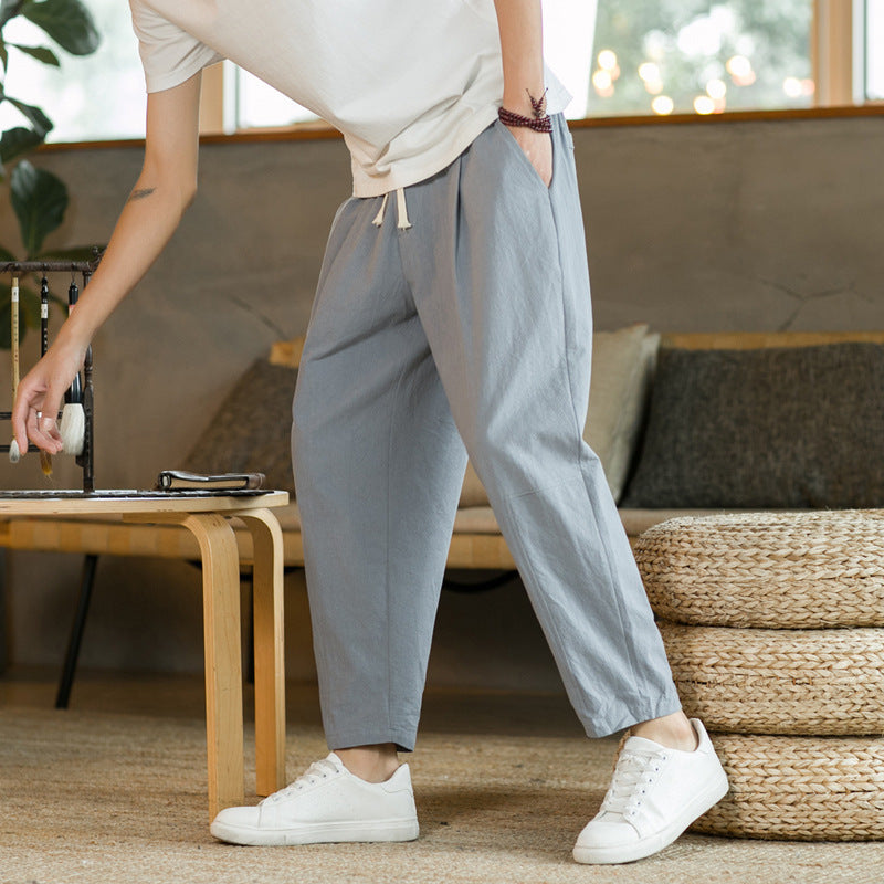 Lorenzo™ | Linen Sommarbyxor
