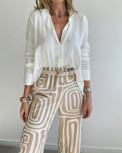 Kammay Stylish Pantaloon Set - Innehåller blus och bälte