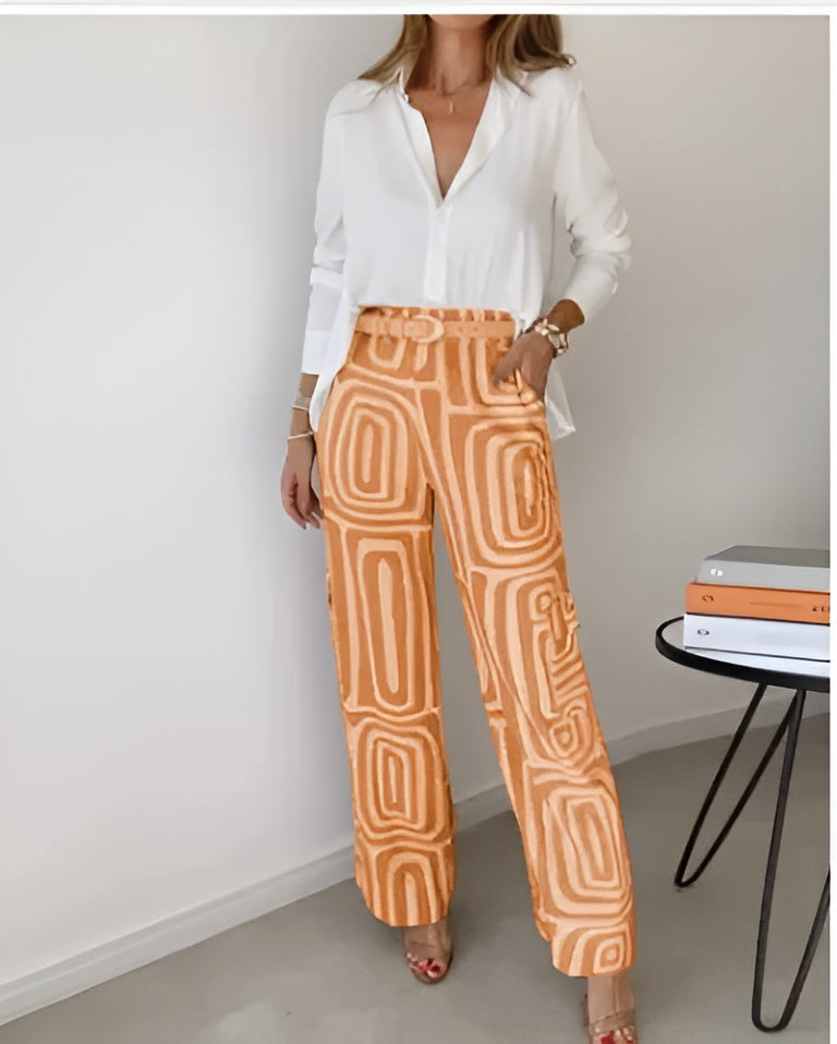 Kammay Stylish Pantaloon Set - Innehåller blus och bälte