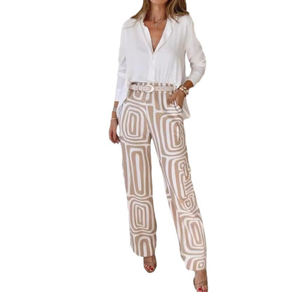 Kammay Stylish Pantaloon Set - Innehåller blus och bälte