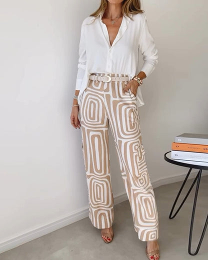 Kammay Stylish Pantaloon Set - Innehåller blus och bälte
