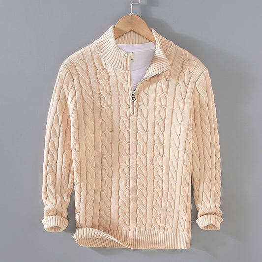 Simon™ | Elegant tröja med halv dragkedja