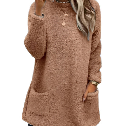 Mina - Casual varm långärmad T-shirt klänning