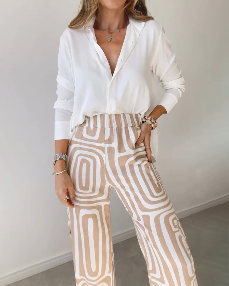 Kammay Stylish Pantaloon Set - Innehåller blus och bälte